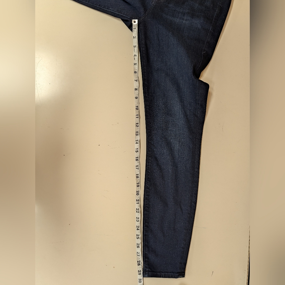 Good American Good Legs Jeans Dark Wash High Rise Skinny Stretch Denim - Picture 11 of 12